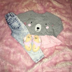 Toddler girl outfit first impressions/jordache